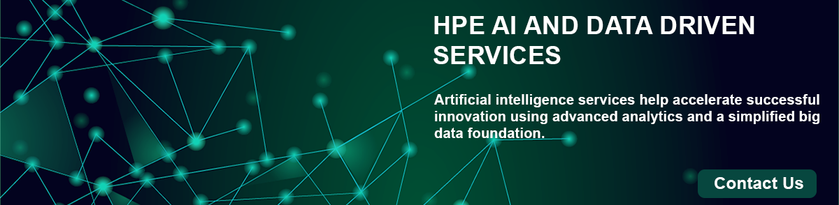 HPE AI and Data Driven Services Banner