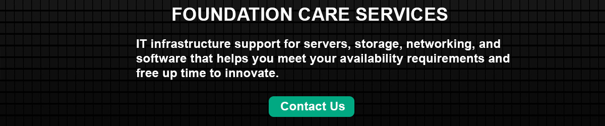 HPE Foundation Care Services Banner