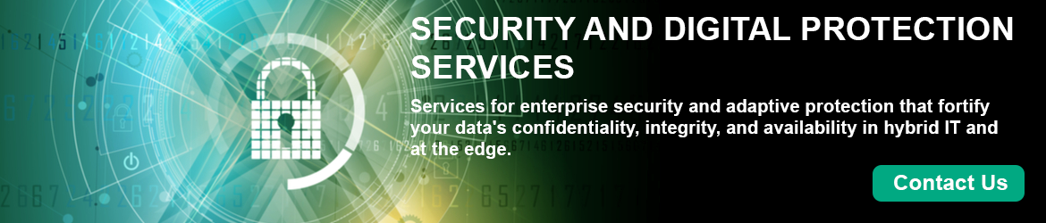 HPE Security and Digital Protection Services Banner